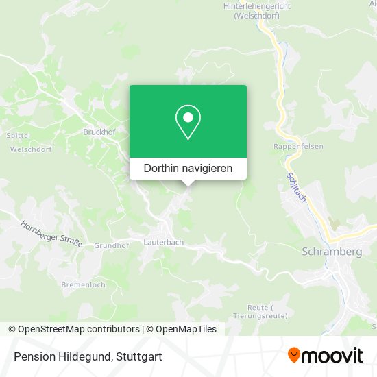 Pension Hildegund Karte