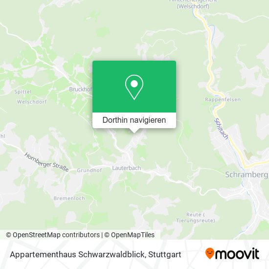 Appartementhaus Schwarzwaldblick Karte