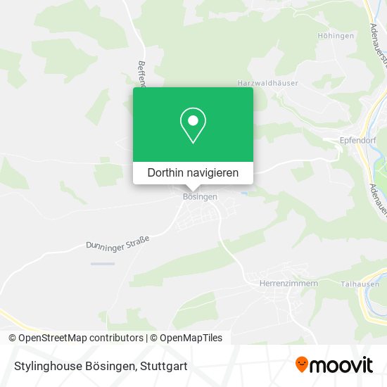 Stylinghouse Bösingen Karte
