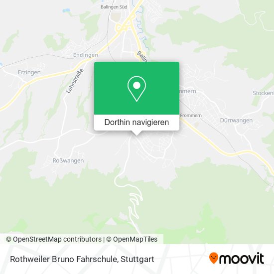 Rothweiler Bruno Fahrschule Karte
