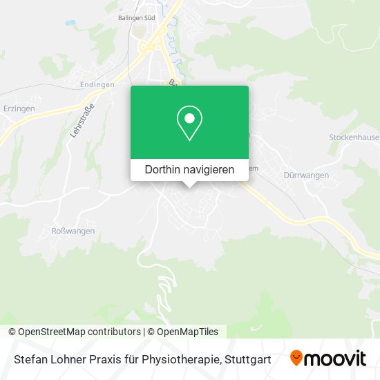 Stefan Lohner Praxis für Physiotherapie Karte