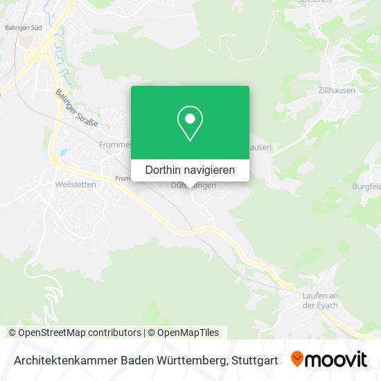 Architektenkammer Baden Württemberg Karte