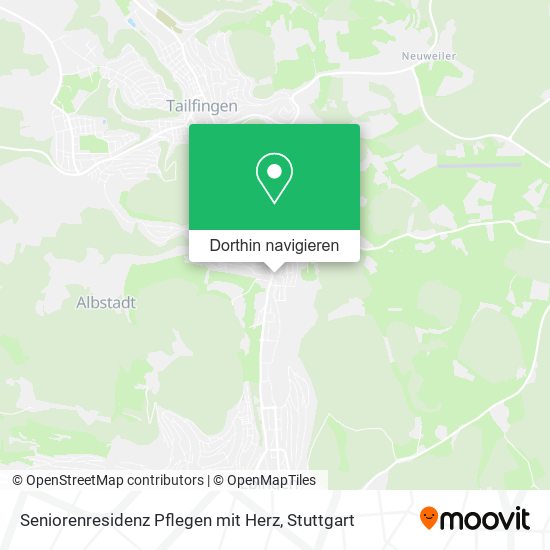 Seniorenresidenz Pflegen mit Herz Karte
