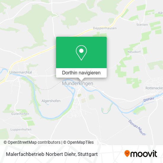Malerfachbetrieb Norbert Diehr Karte