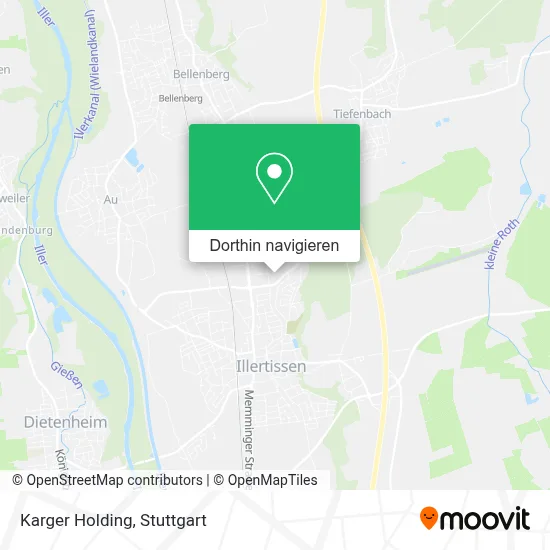 Karger Holding Karte