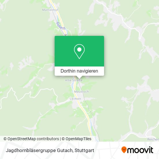Jagdhornbläsergruppe Gutach Karte