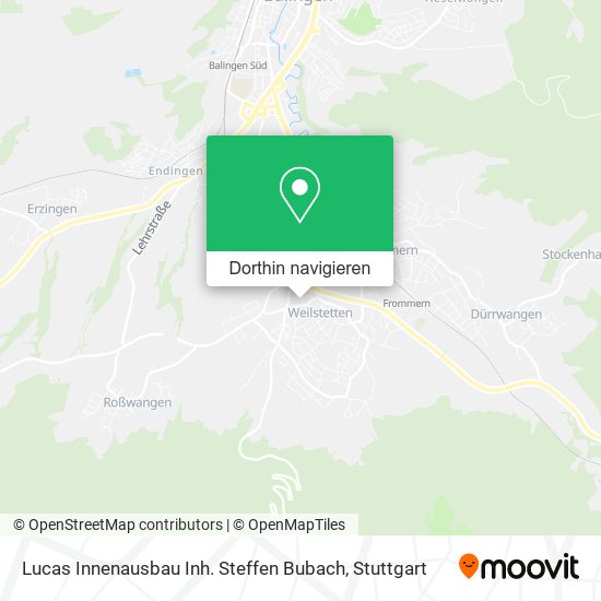 Lucas Innenausbau Inh. Steffen Bubach Karte