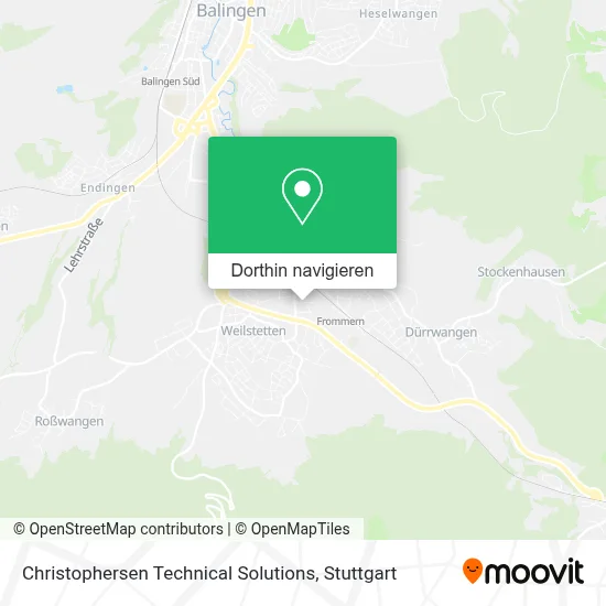 Christophersen Technical Solutions Karte