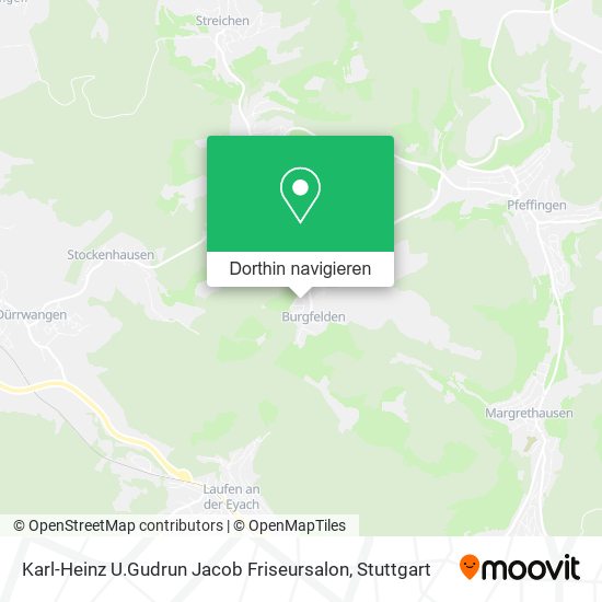 Karl-Heinz U.Gudrun Jacob Friseursalon Karte