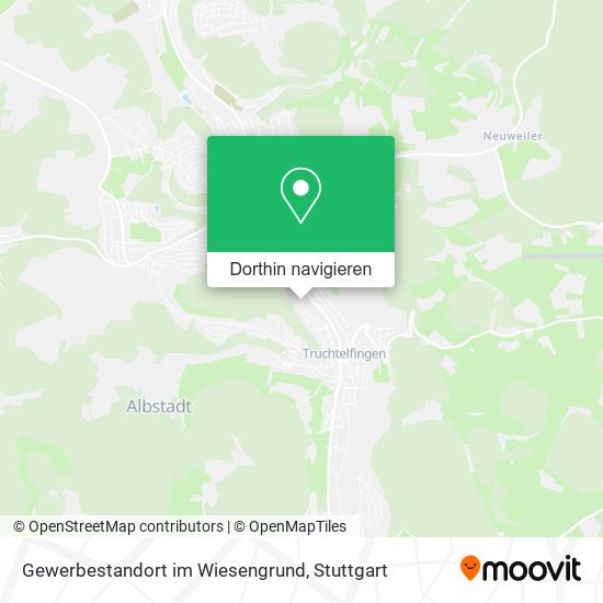 Gewerbestandort im Wiesengrund Karte