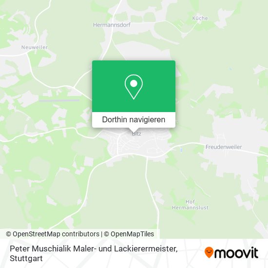 Peter Muschialik Maler- und Lackierermeister Karte