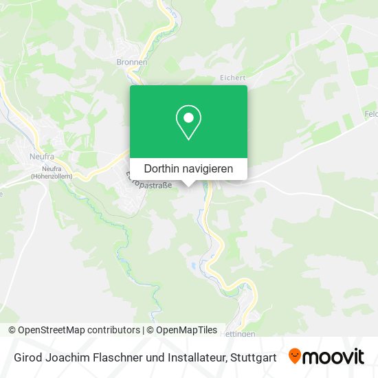 Girod Joachim Flaschner und Installateur Karte