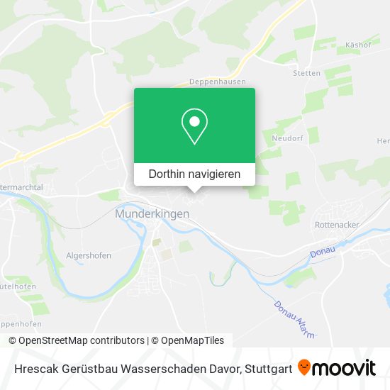 Hrescak Gerüstbau Wasserschaden Davor Karte
