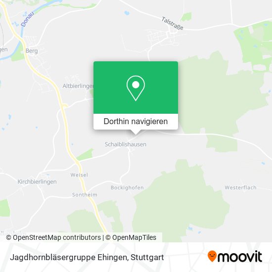 Jagdhornbläsergruppe Ehingen Karte