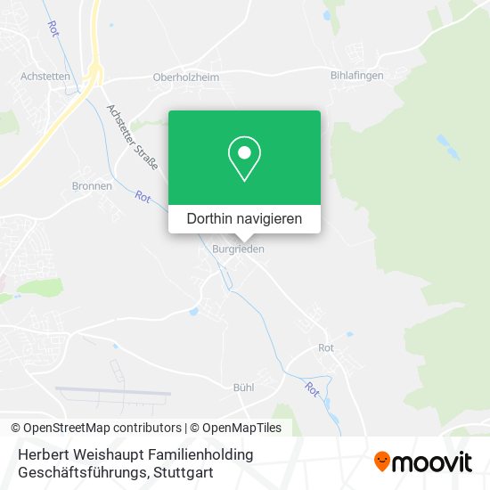 Herbert Weishaupt Familienholding Geschäftsführungs Karte