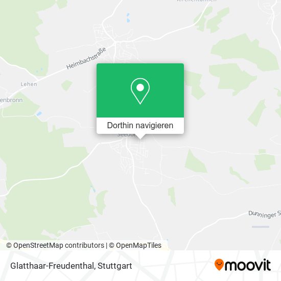 Glatthaar-Freudenthal Karte