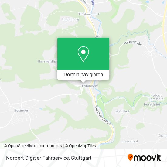 Norbert Digiser Fahrservice Karte