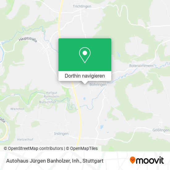 Autohaus Jürgen Banholzer, Inh. Karte