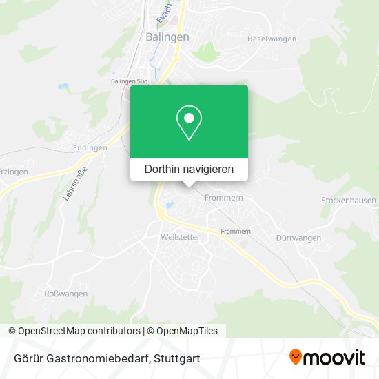 Görür Gastronomiebedarf Karte