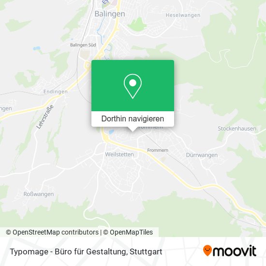 Typomage - Büro für Gestaltung Karte