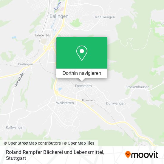 Roland Rempfer Bäckerei und Lebensmittel Karte