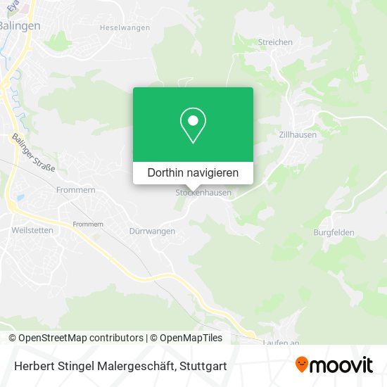 Herbert Stingel Malergeschäft Karte