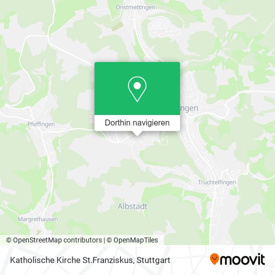 Katholische Kirche St.Franziskus Karte
