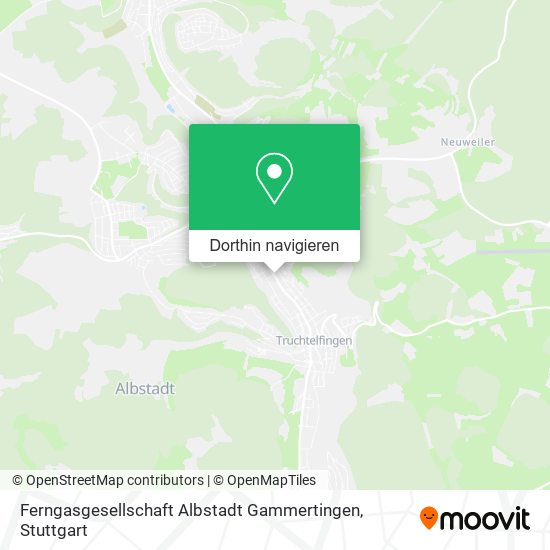 Ferngasgesellschaft Albstadt Gammertingen Karte