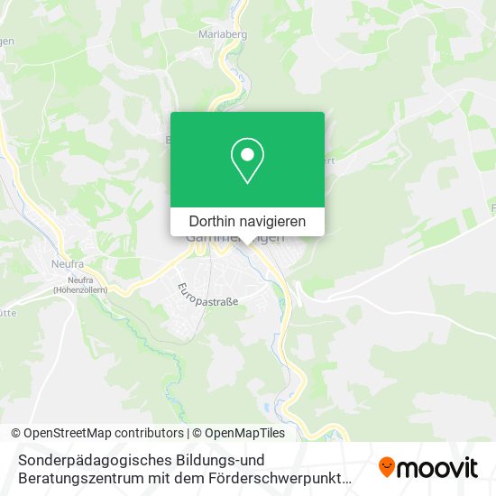 Sonderpädagogisches Bildungs-und Beratungszentrum mit dem Förderschwerpunkt Lernen Karte