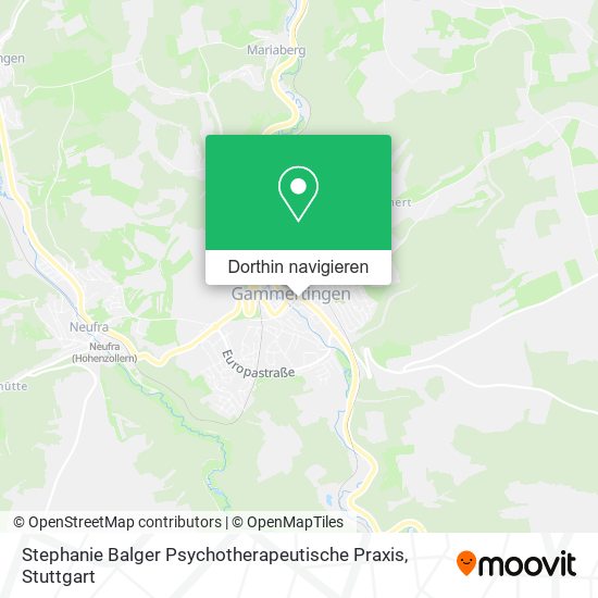 Stephanie Balger Psychotherapeutische Praxis Karte