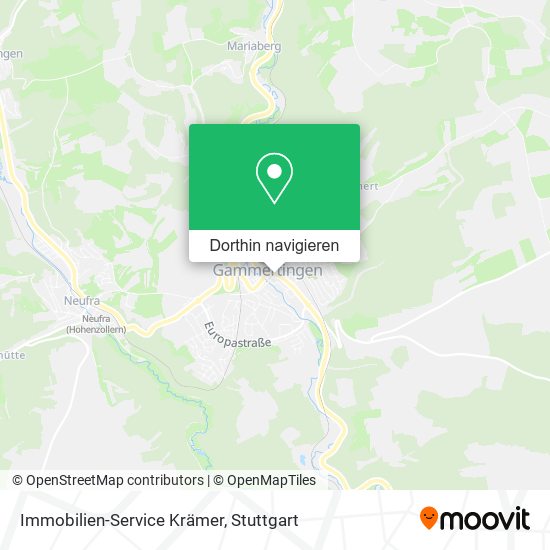 Immobilien-Service Krämer Karte