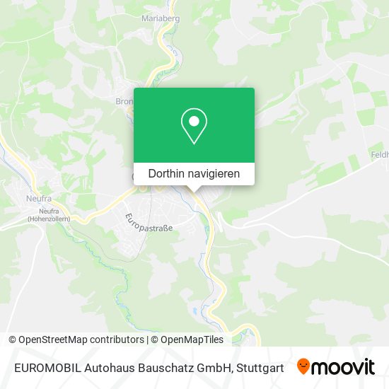 EUROMOBIL Autohaus Bauschatz GmbH Karte