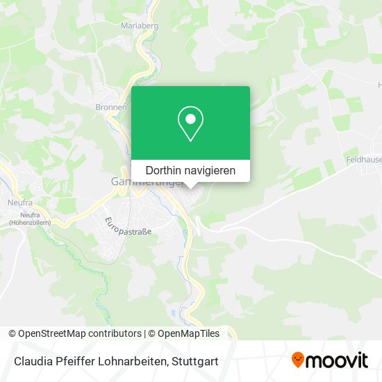 Claudia Pfeiffer Lohnarbeiten Karte