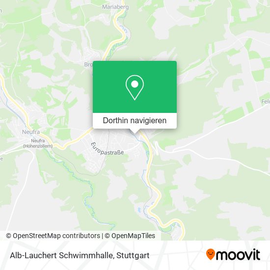 Alb-Lauchert Schwimmhalle Karte
