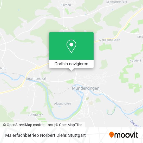Malerfachbetrieb Norbert Diehr Karte