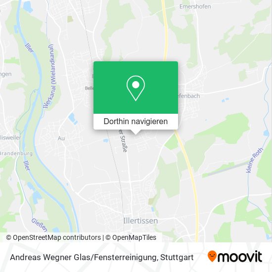 Andreas Wegner Glas / Fensterreinigung Karte