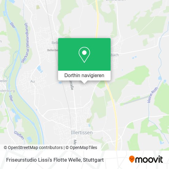 Friseurstudio Lissi's Flotte Welle Karte
