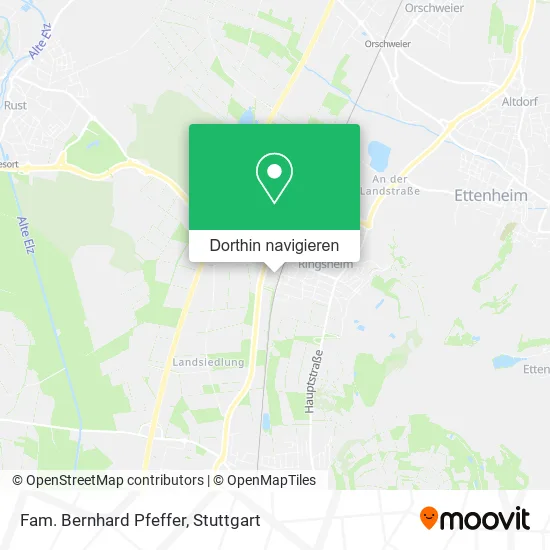 Fam. Bernhard Pfeffer Karte