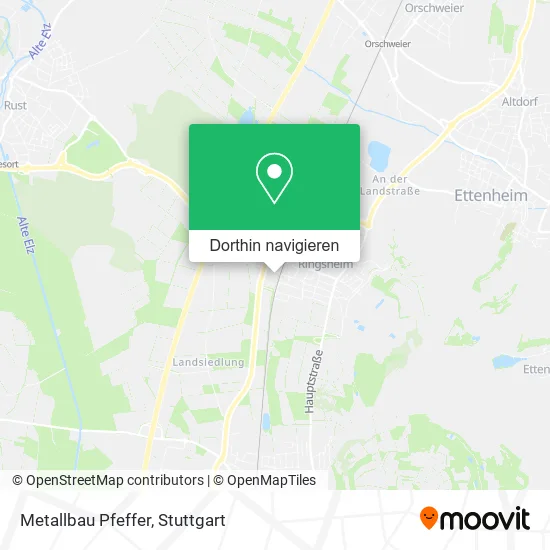 Metallbau Pfeffer Karte