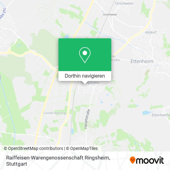 Raiffeisen-Warengenossenschaft Ringsheim Karte