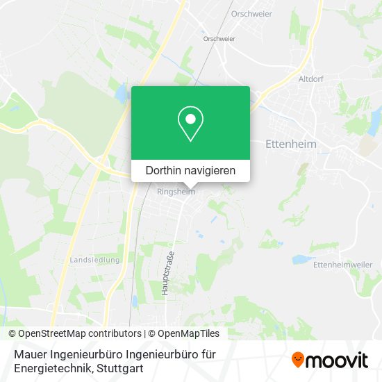 Mauer Ingenieurbüro Ingenieurbüro für Energietechnik Karte