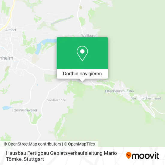 Hausbau Fertigbau Gebietsverkaufsleitung Mario Tömke Karte