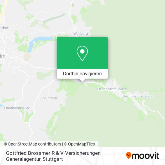 Gottfried Brossmer R & V-Versicherungen Generalagentur Karte