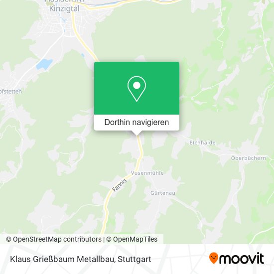 Klaus Grießbaum Metallbau Karte