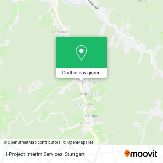I-Project Interim Services Karte