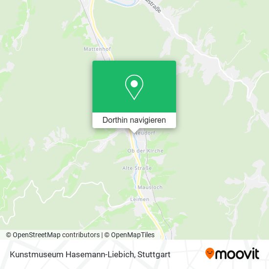 Kunstmuseum Hasemann-Liebich Karte