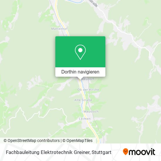 Fachbauleitung Elektrotechnik Greiner Karte