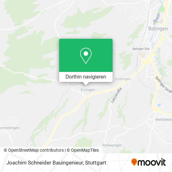 Joachim Schneider Bauingenieur Karte