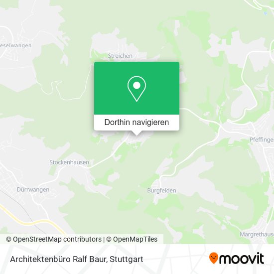 Architektenbüro Ralf Baur Karte