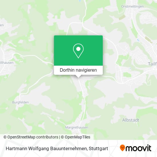Hartmann Wolfgang Bauunternehmen Karte